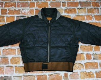 Chaqueta vintage Buster Chevy Cosmos negra, estilo marinero informal, talla XL 56/58