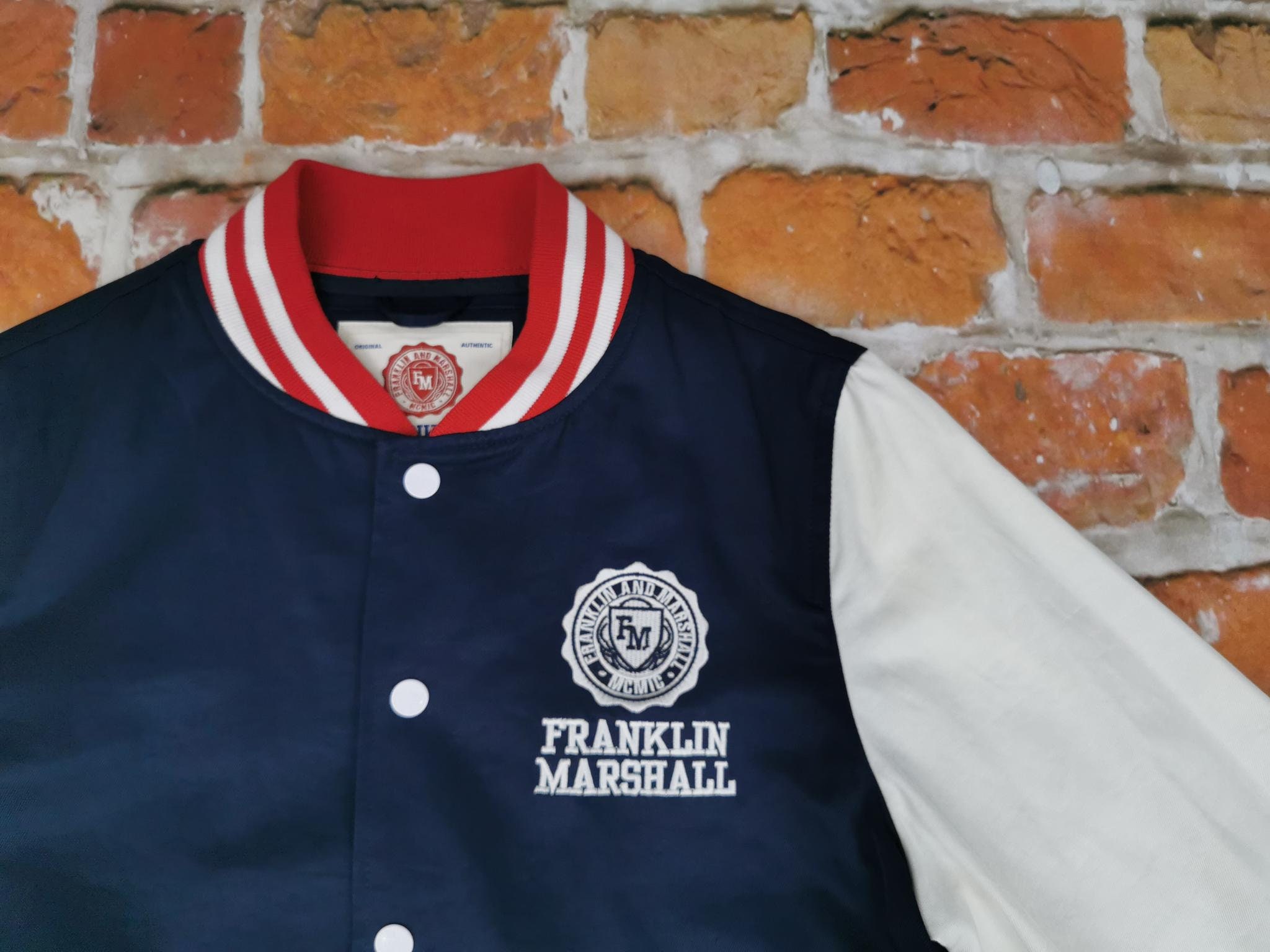 美品♦FRANKLIN MARSHALL♦袖皮革♦VARSITY JKT♦XL s-l400.jpg