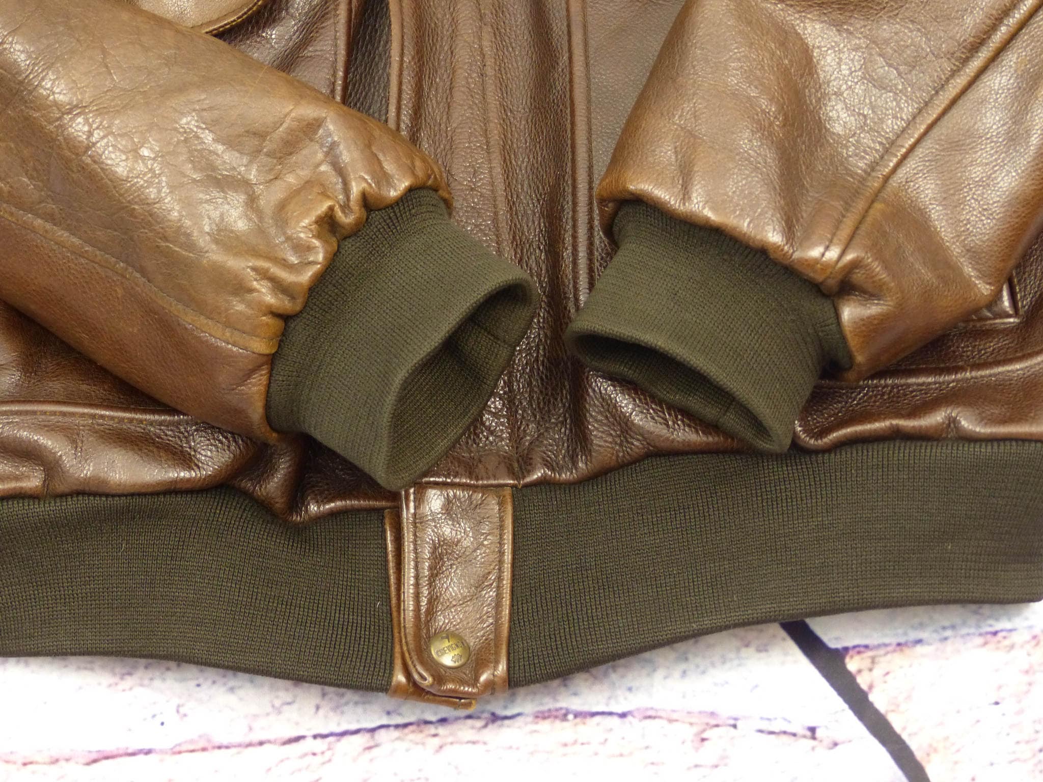 Chevignon Leather Jacket- Thornes World Traveler - Etsy