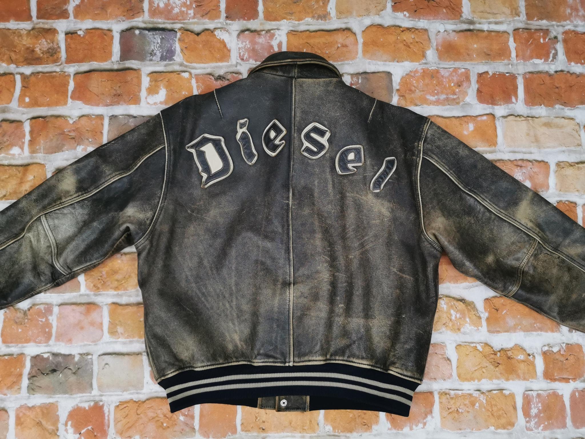 Altdeutsche diesel lederjacke Clearance