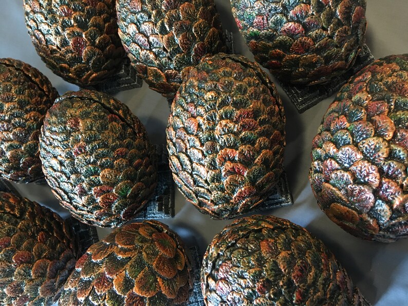 Dragon Egg series Copper Dragons egg & dice container/tray Etsy