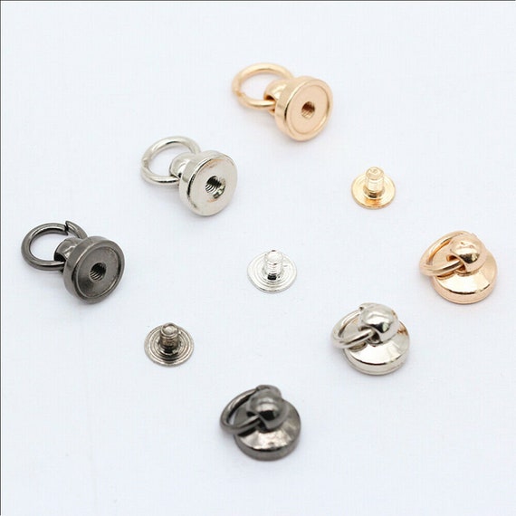 Louis Vuitton Lot of 4 - 8mm gold Snap Rivets For Replacement Parts  Authentic