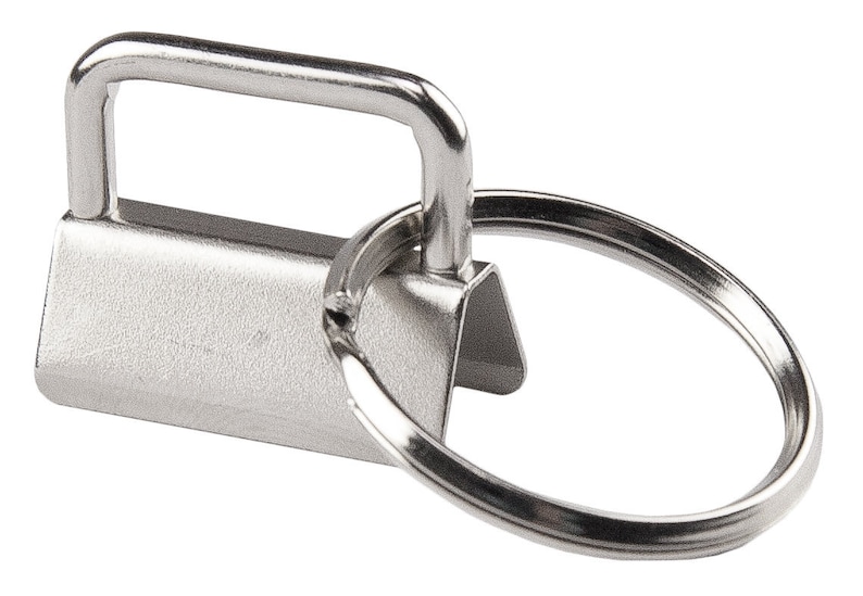 Pack 100 Sets 1 Inch 25mm Key Fob Hardware With Split Ring Etsy