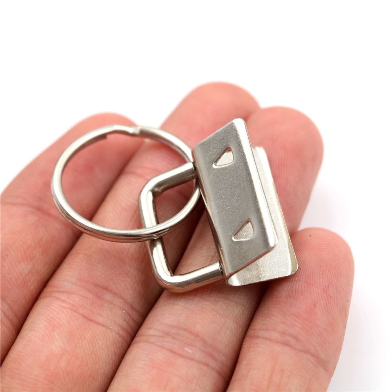 Wholesale Bulk Lot 1 Inch 25mm Silver Key Fob Hardware Sets Etsy