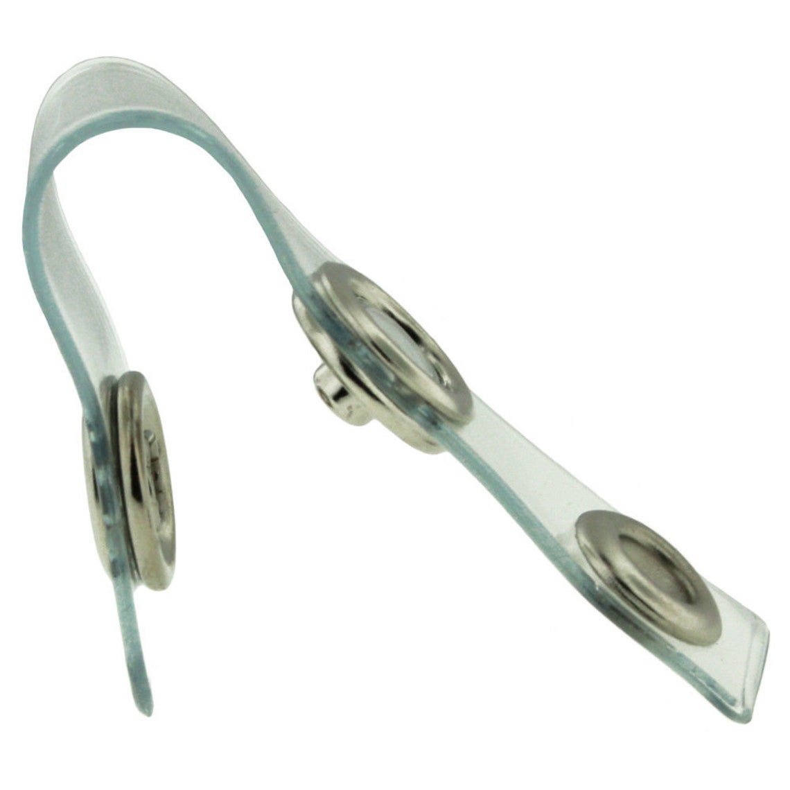 Pvc Snap Key Clear PVC Badge Holder Snap Strap for Lanyard / Key Fob / Key Ring 10 ...