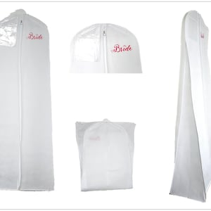 Weiß 72 "Extra Breit Große Lange In voller Länge Atmungsaktiv Hochzeit Brautkleid Kleid Kleidung Kleidungsstück Abdeckung Taschen Aufbewahrungsbeutel 20" Tapered Zwickel