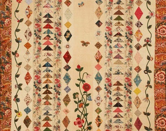 Bloempotquiltpatroon van Florence Peto