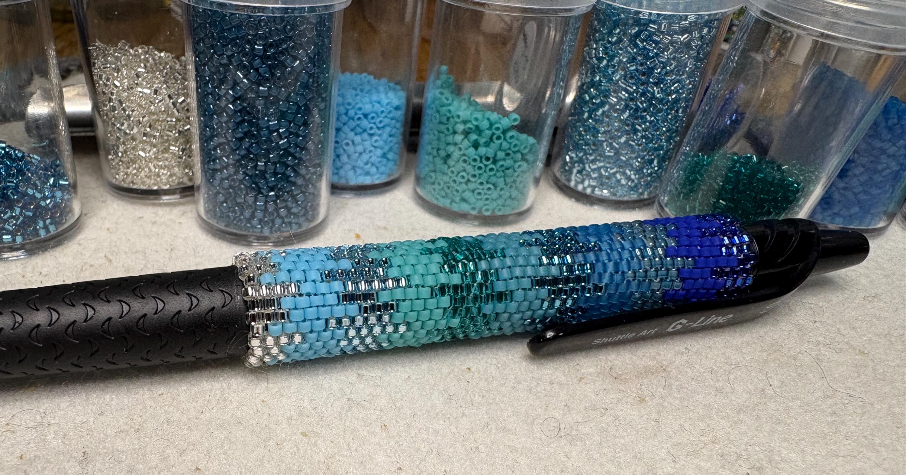 Static Pen Selina’s Beading - Static Pen Pattern, Tubular Peyote Stitch Pattern ...