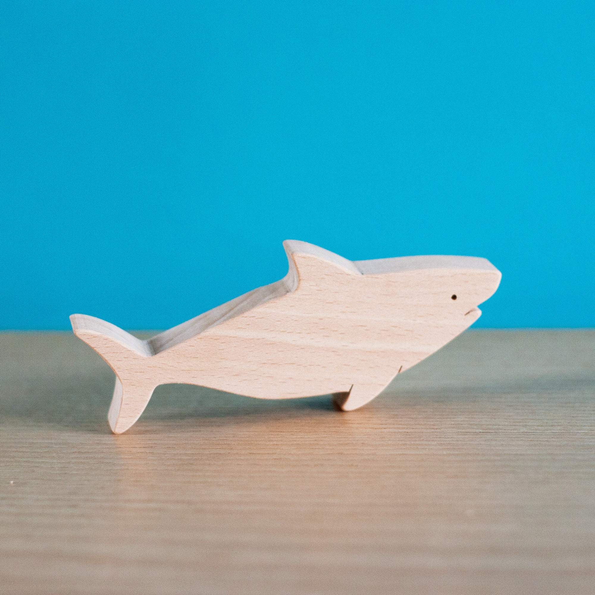 wooden shark toy