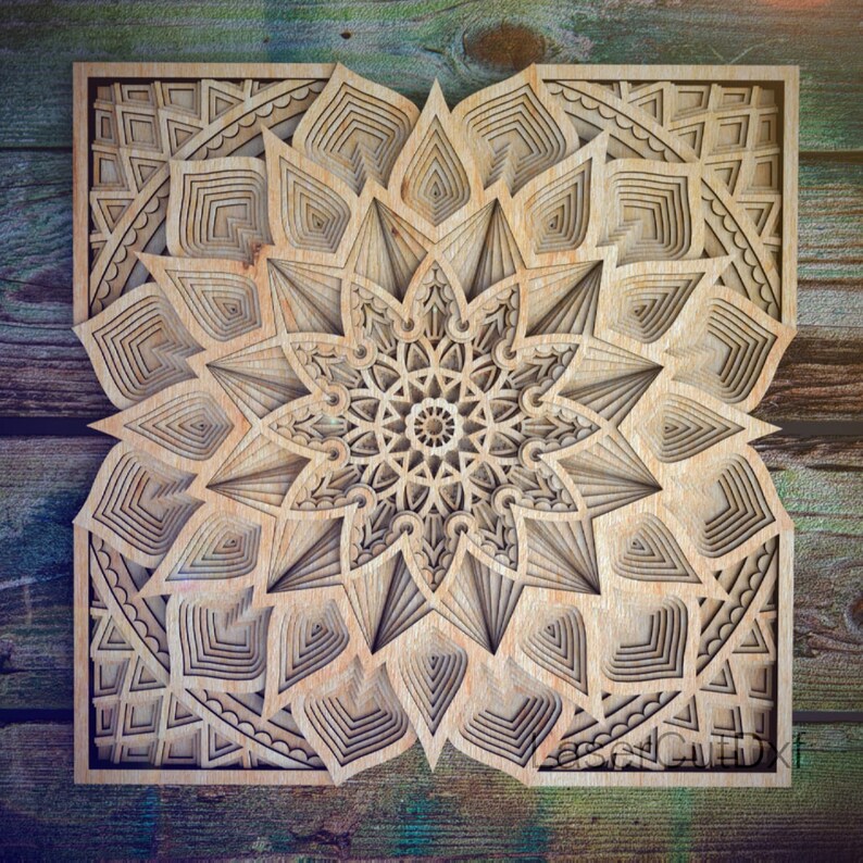 Download Svg Multilayer Bison Mandala Svg 3d Mandala Svg Wood Wall Art Dxf Paper Cut Vector Mandala Cdr Vector Mandala File For Laser Cutting Paper Party Kids Papercraft Cimkevonalkodnyomtato Hu
