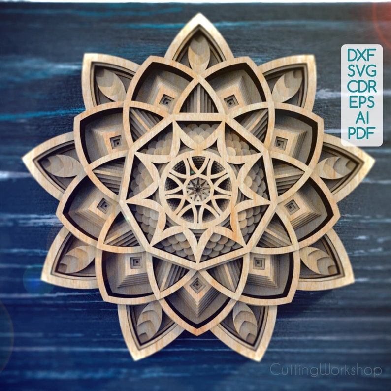 Free Free 237 Cricut Mandala Wood SVG PNG EPS DXF File