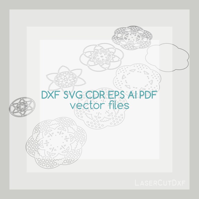 Download Sculpting Forming Craft Supplies Tools Dxf Svg Cdr Ai Eps Pdf Vector Cricut Patterns Mandala Svg For Laser Cut Mandala 3d Geometric Digital Files Templates