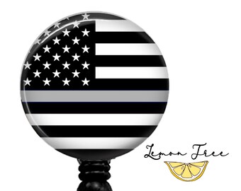 Thin Gray Line Stethoscope Id Tag MB303 Stethoscope ID tag Gray Lives Matter Corrections Stethoscope Id tag Stethoscope Name Tag