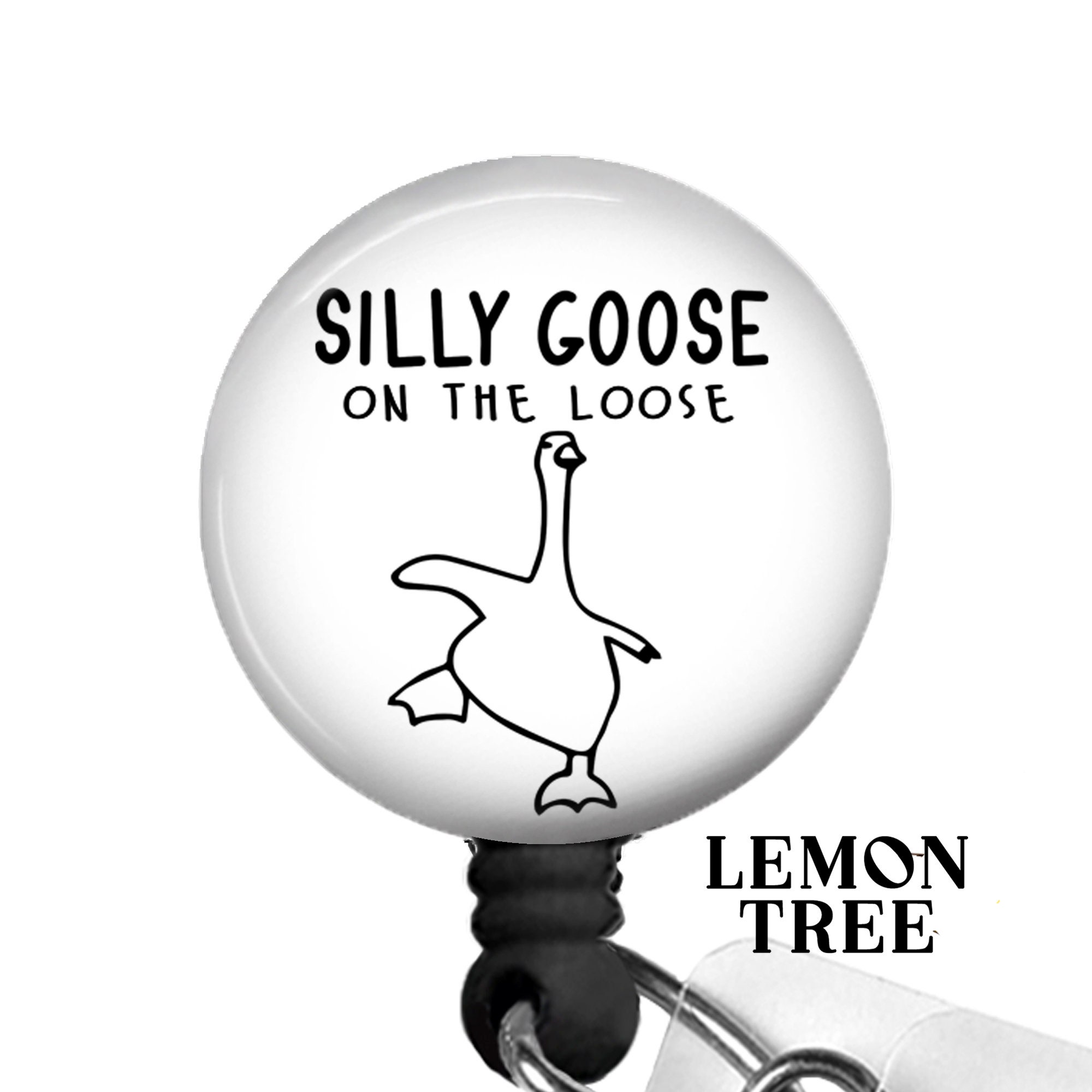 Funny Silly Goose on the Loose Badge Reel Retractable Badge Holder Lanyard  Carabiner Stethoscope Name Tag Funny Nurse Gift -  Denmark