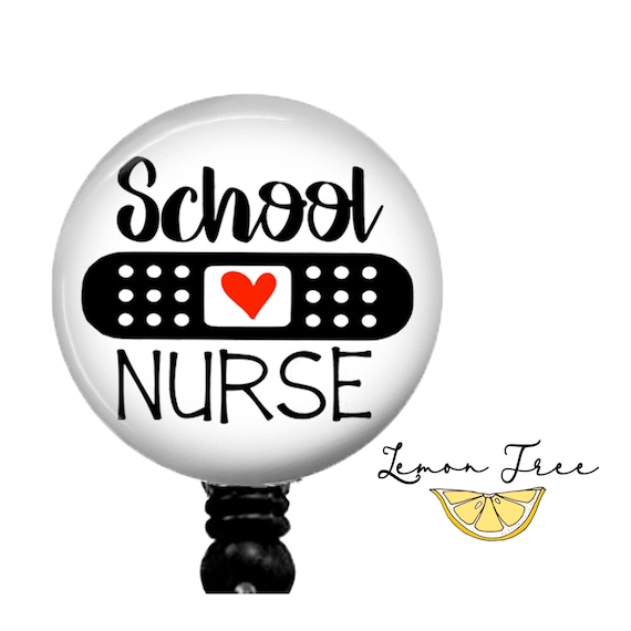 Funny School Nurse Badge Reel Retractable Badge Holder Lanyard Carabiner  Stethoscope Name Tag Nurse Gift 