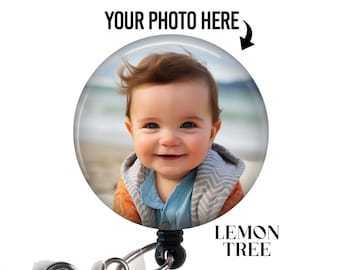 Custom Photo Badge Reel: Personalized Retractable ID Holder