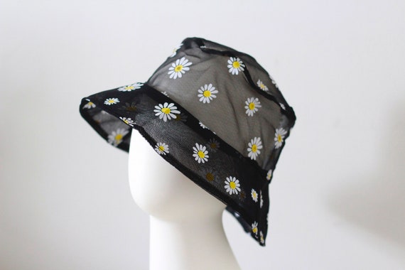 Sheer Bucket Hats Daisy Bucket Hats 