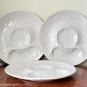 Italian Majolica Pottery Artichoke Plates Set of 3 Ceramic Plates Made in Italy Mediterranean Home PC3960