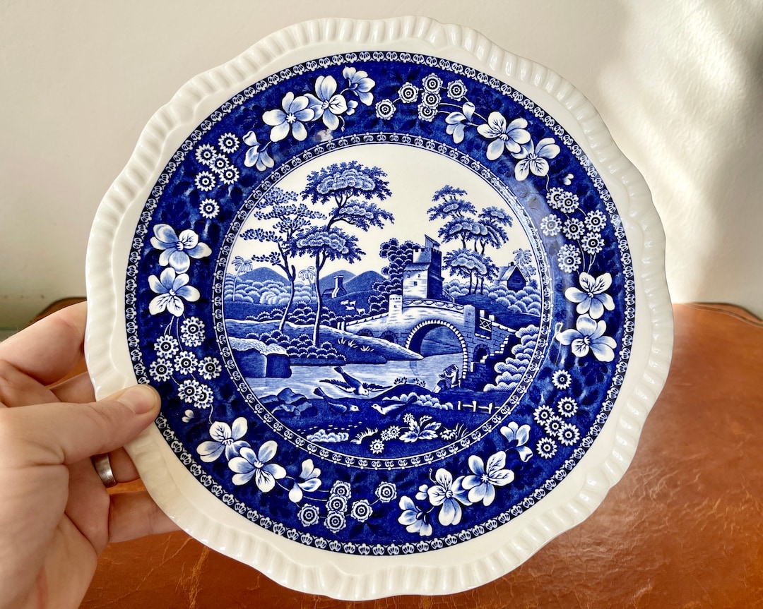 アンティーク1805-1830年　Spode　シノワズリ プレート【s0218】 アンティーク 1805-1830年 Spode シノワズリ プレート【s0218