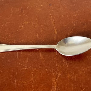 Vintage Christofle Palme Silverplate Soup Spoon Christofle Hotel France Rare French Silver SI447