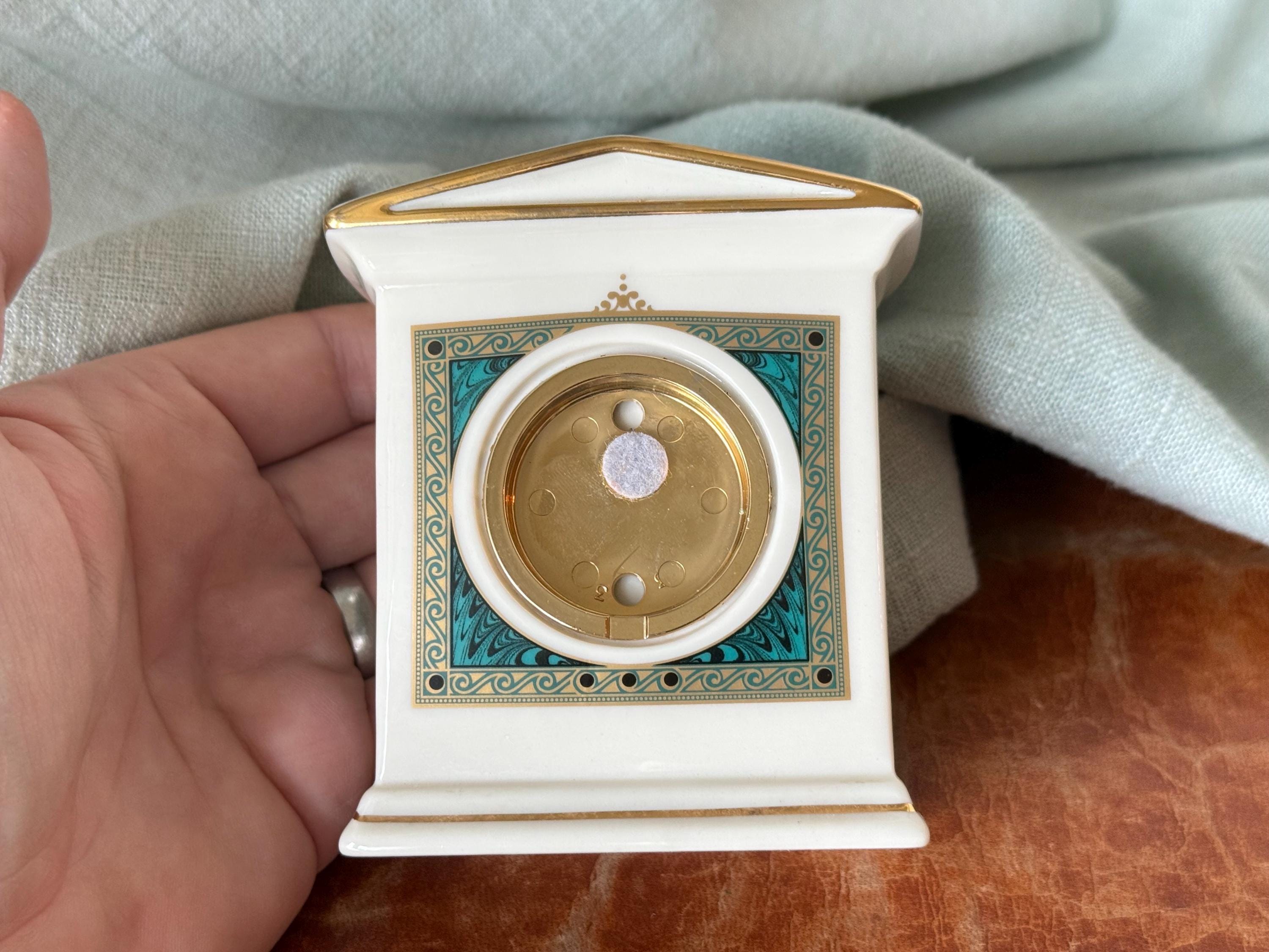 Vintage Lenox Classic Desk Clock Lenox Fine China Bedside or Desk