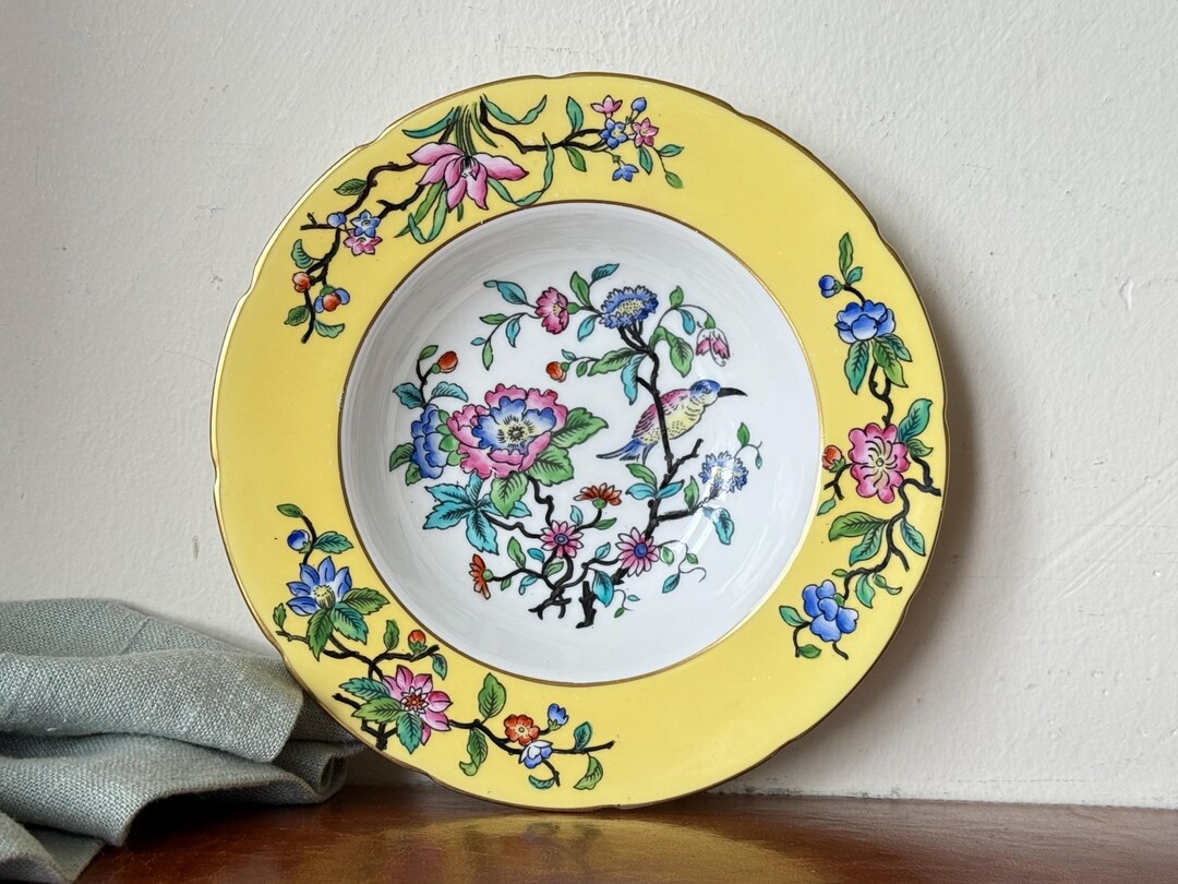Antique Coalport England Pattern 9400 Rim Soup Bowl Rare Hand Painted ...