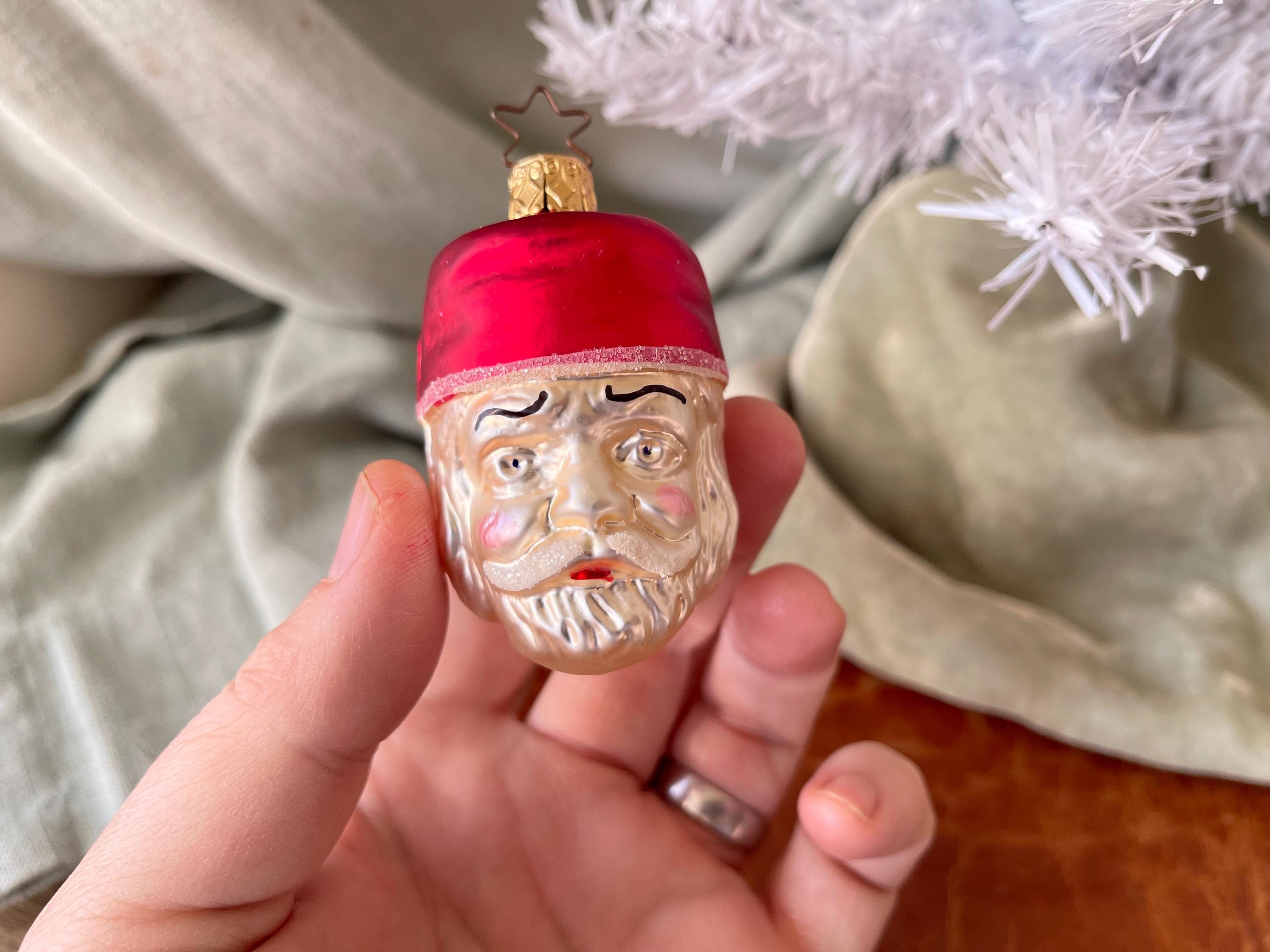 vintage German Inge glass クリスマスオーナメント 6個 vintage
