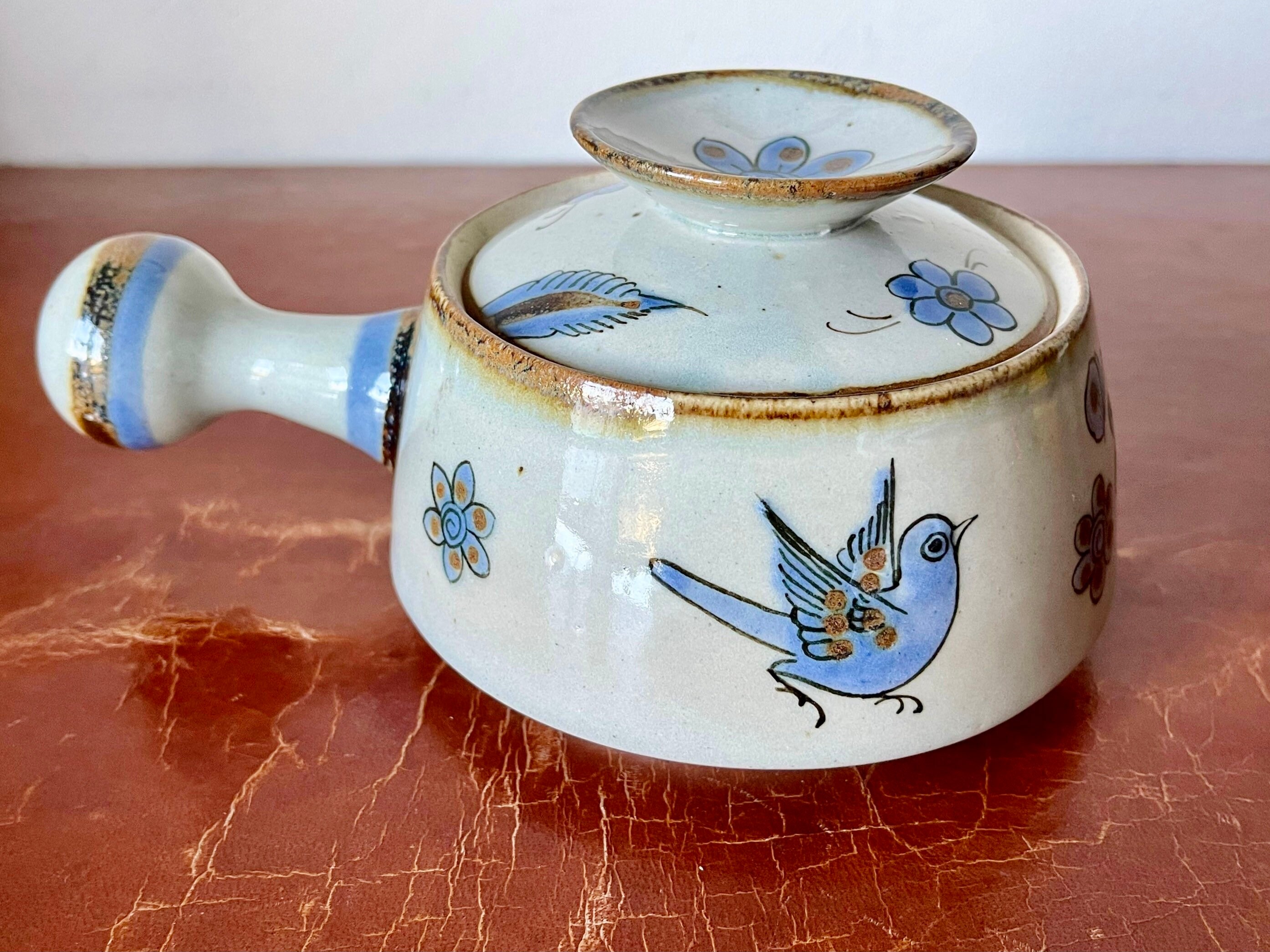Details about   Mexico El Palomar Bird & Butterfly Sugar Bowl by Ken Edwards 