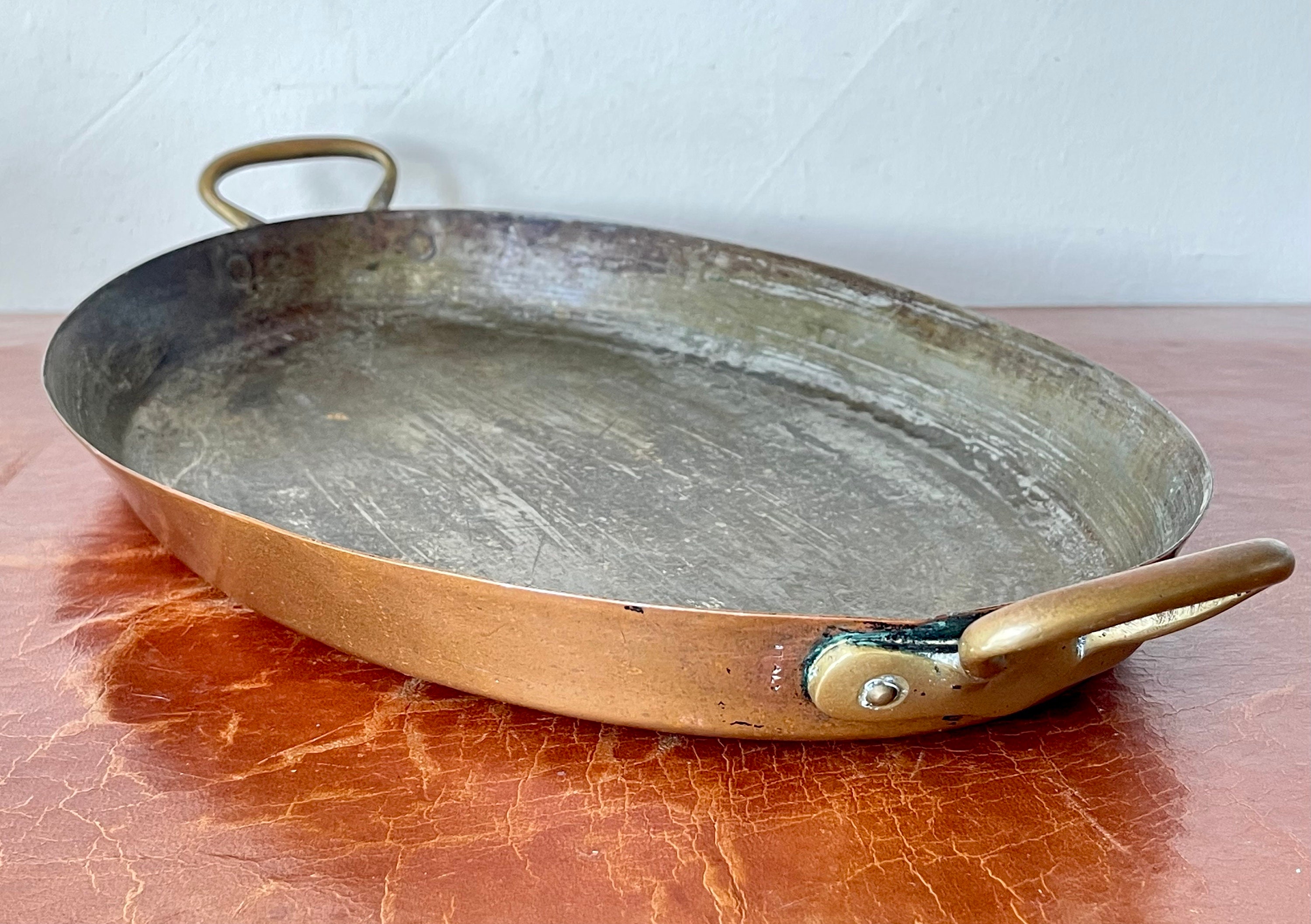 Granite Double Sided 32 cm Fish Pan - 40x40 - Copper COOKING PANS
