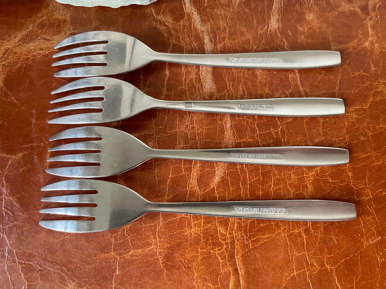 United Airlines Dinner Forks Set of 4 First Class Silverware Etsy