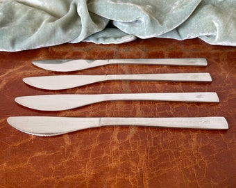 Japanese Airlines JAL Teaspoons/ Set of 4 Vintage First Japanese Airlines JAL Teaspoons/ Set of 4 Vintage First