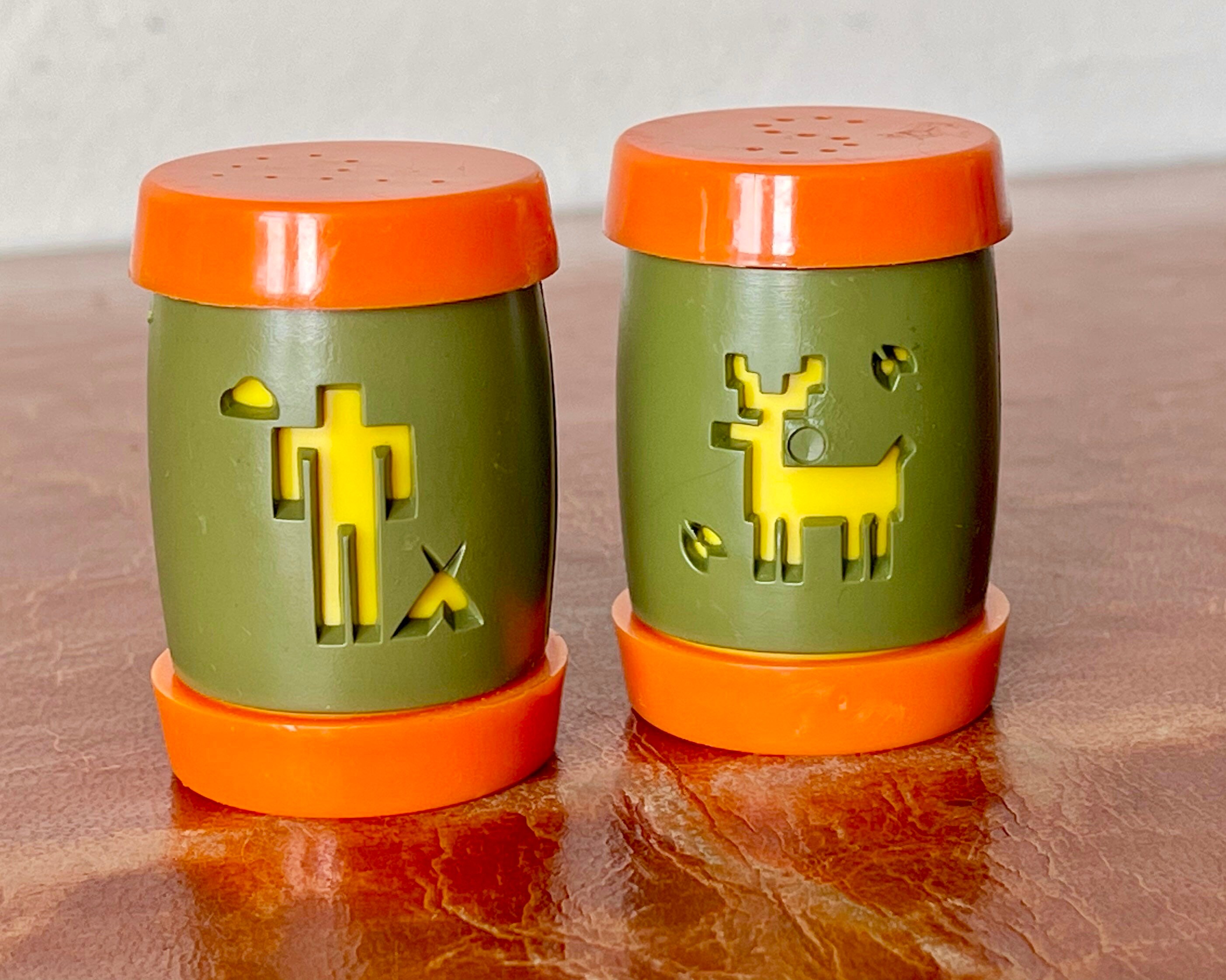 Vintage St. Labre Indian School Salt and Pepper Shakers MCM Etsy