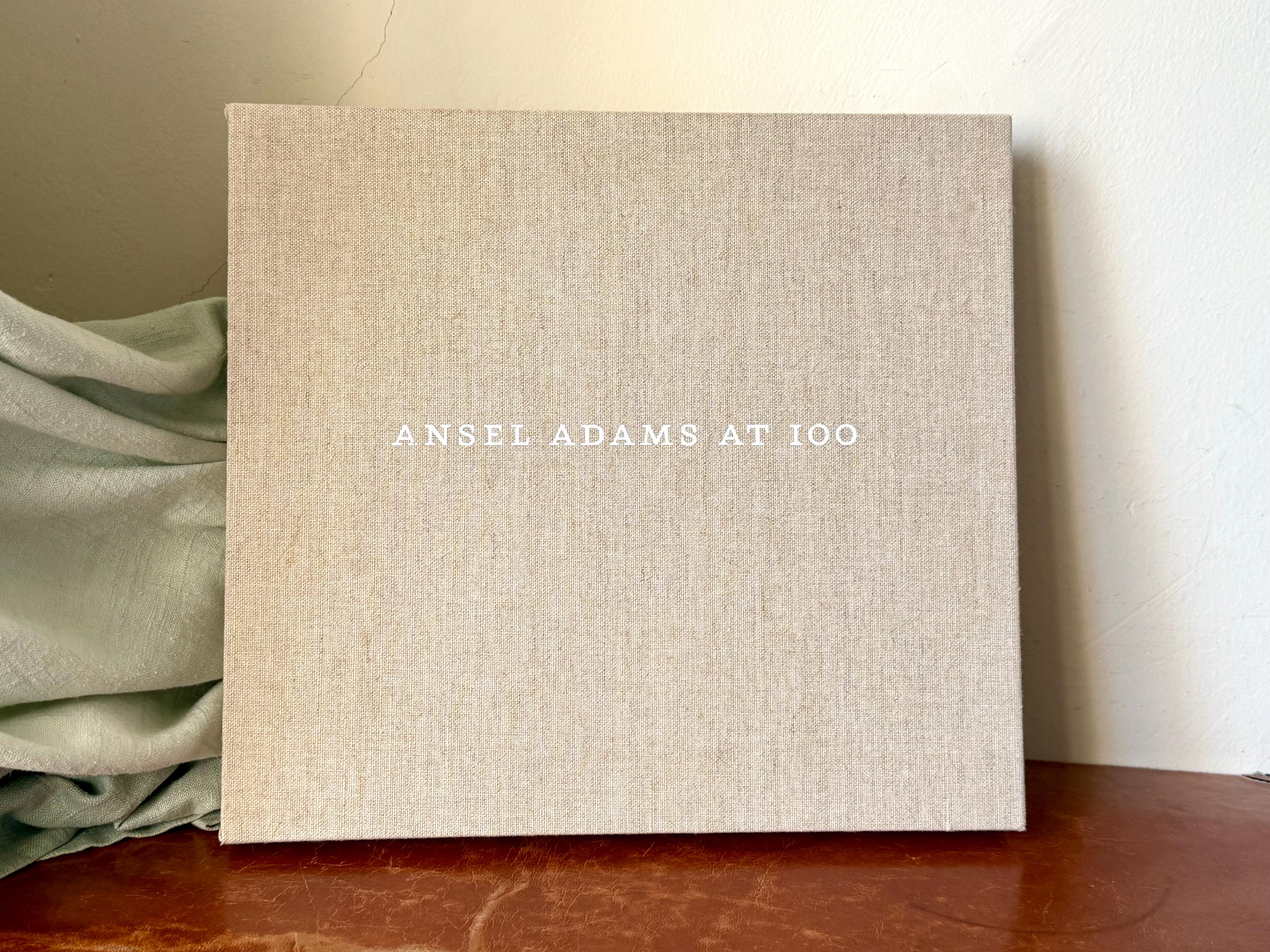 Ansel Adams at 100 First Edition Linen Bound With Framable Print