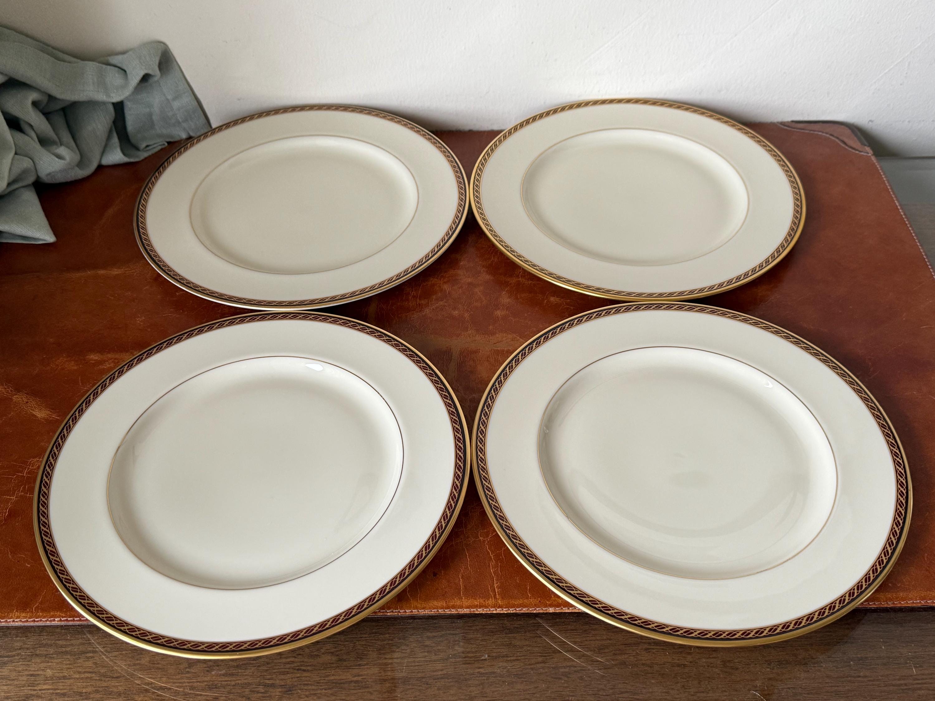 Lenox Monroe Pattern Dinner Plates Set of 4 Lenox Presidential