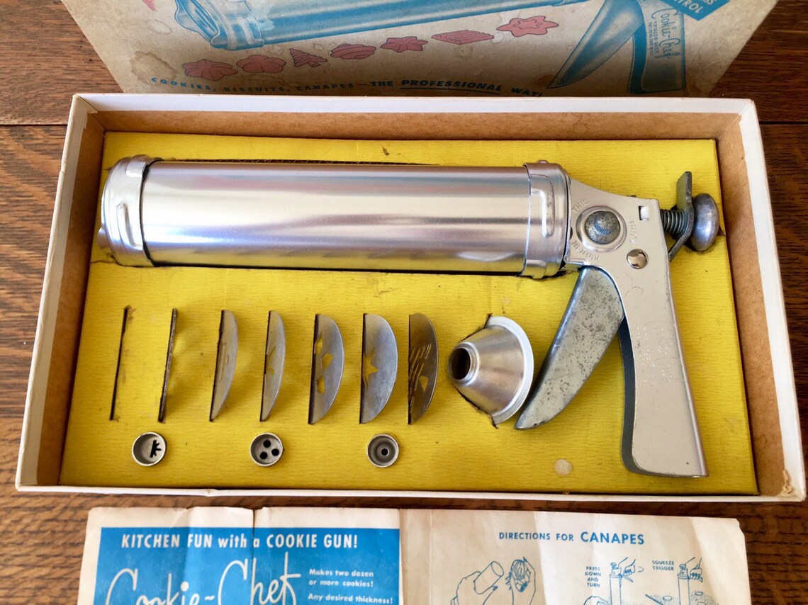 Vintage Cookie Gun Cookie Chef TriggerQuick Cookie Gun 1950s Etsy