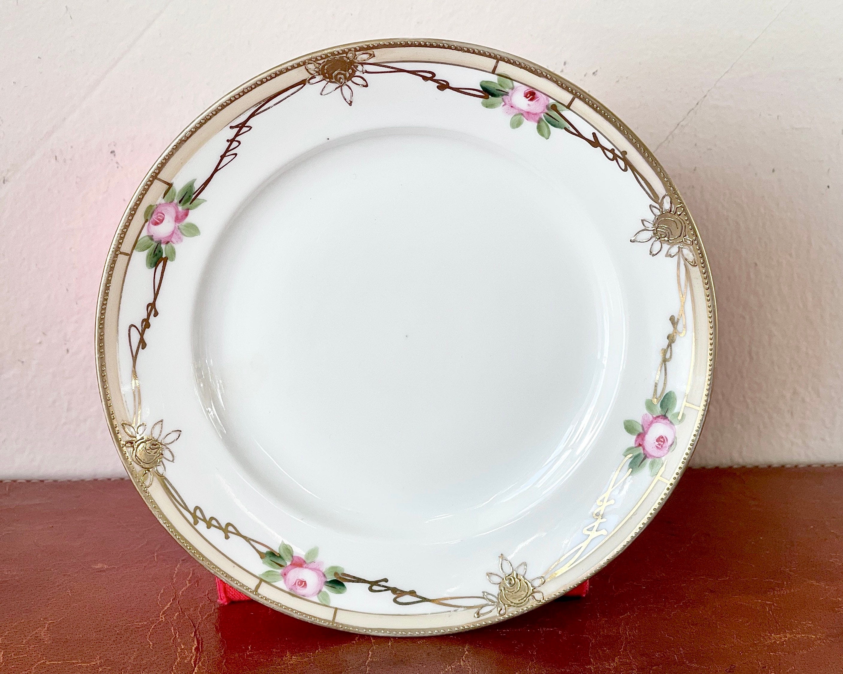 Antique Nippon Dessert Bread and Butter Plate/ Morimura Etsy