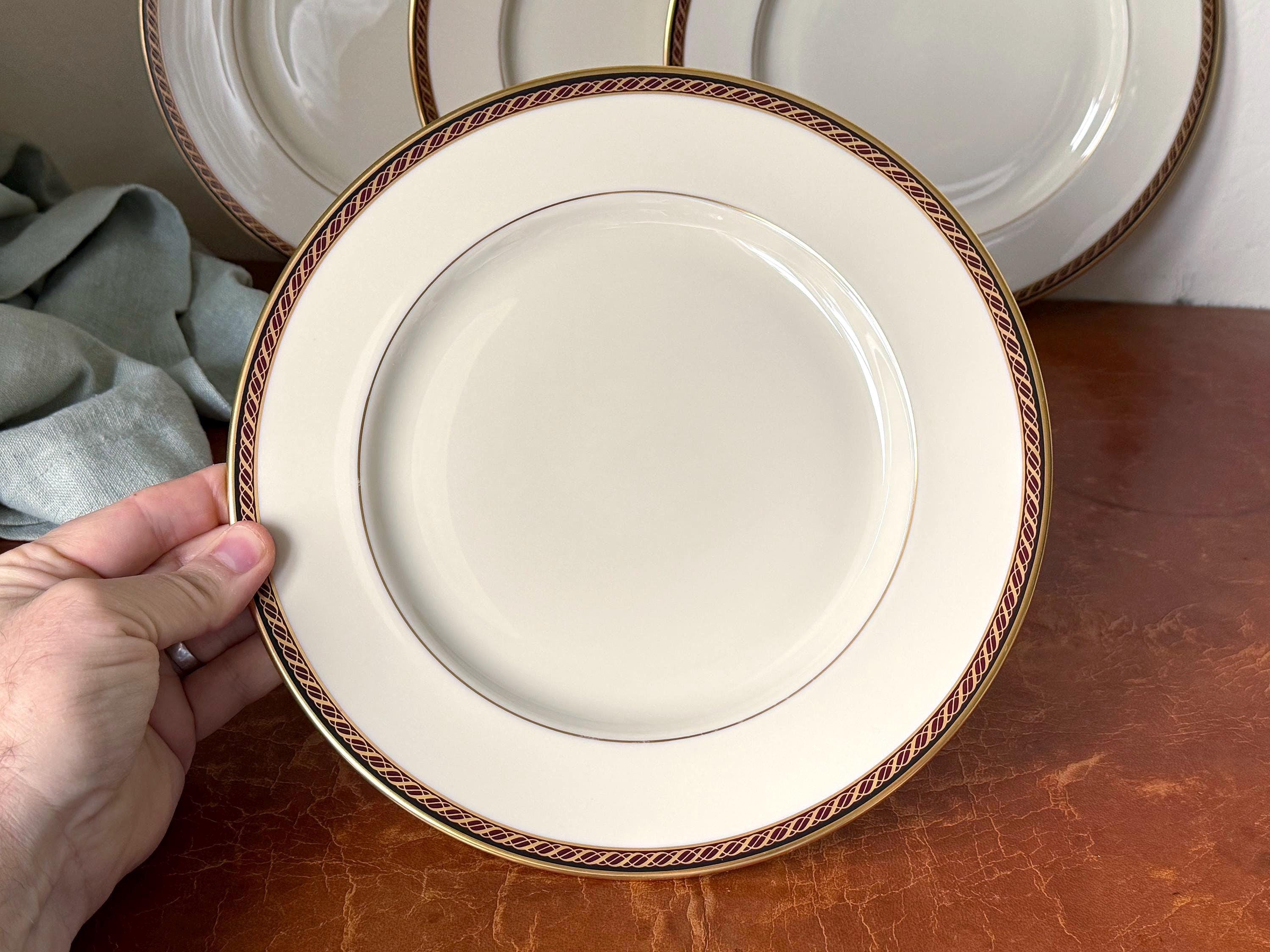 Lenox Monroe Pattern Dinner Plates Set of 4 Lenox Presidential
