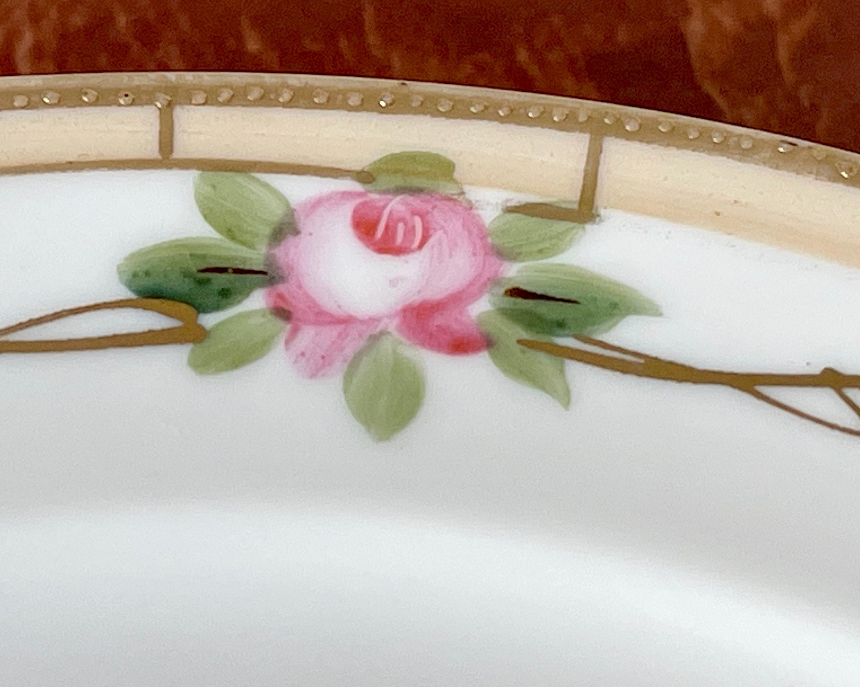 Antique Nippon Dessert Bread and Butter Plate/ Morimura Etsy