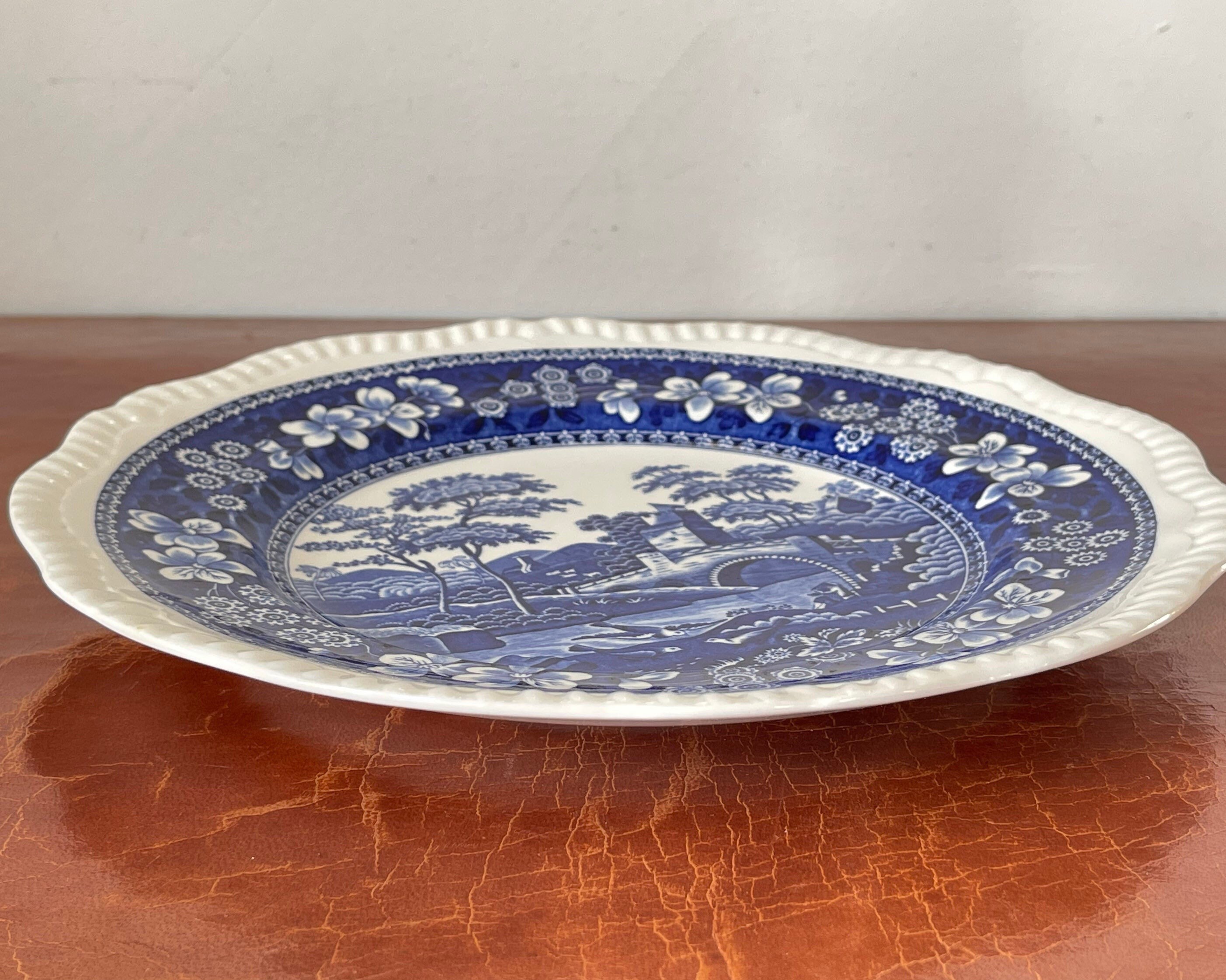 アンティーク1805-1830年　Spode　シノワズリ プレート【s0218】 アンティーク1805-1830年 Spode シノワズリ プレート【s0218