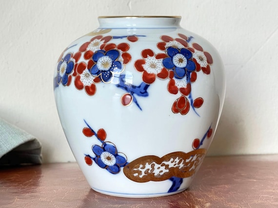 陶器フラワーコレクション Japanese Imari Porcelain Vase Shuho Kiln Hand Painted Arita
