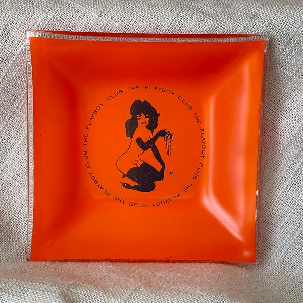 Vintage Playboy Club Ashtray/Trinket Dish 1960’s Femlin Ashtray Tobaciana Collectibles MCM Leroy Neiman Design GC667