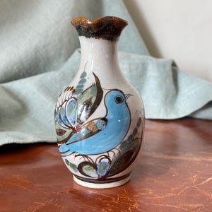 Vintage Ken Edwards Tonala Cruet Rare Tonala Bird Butterfly Design Jug Mexico Circa 1960’s-1970’s PC3760