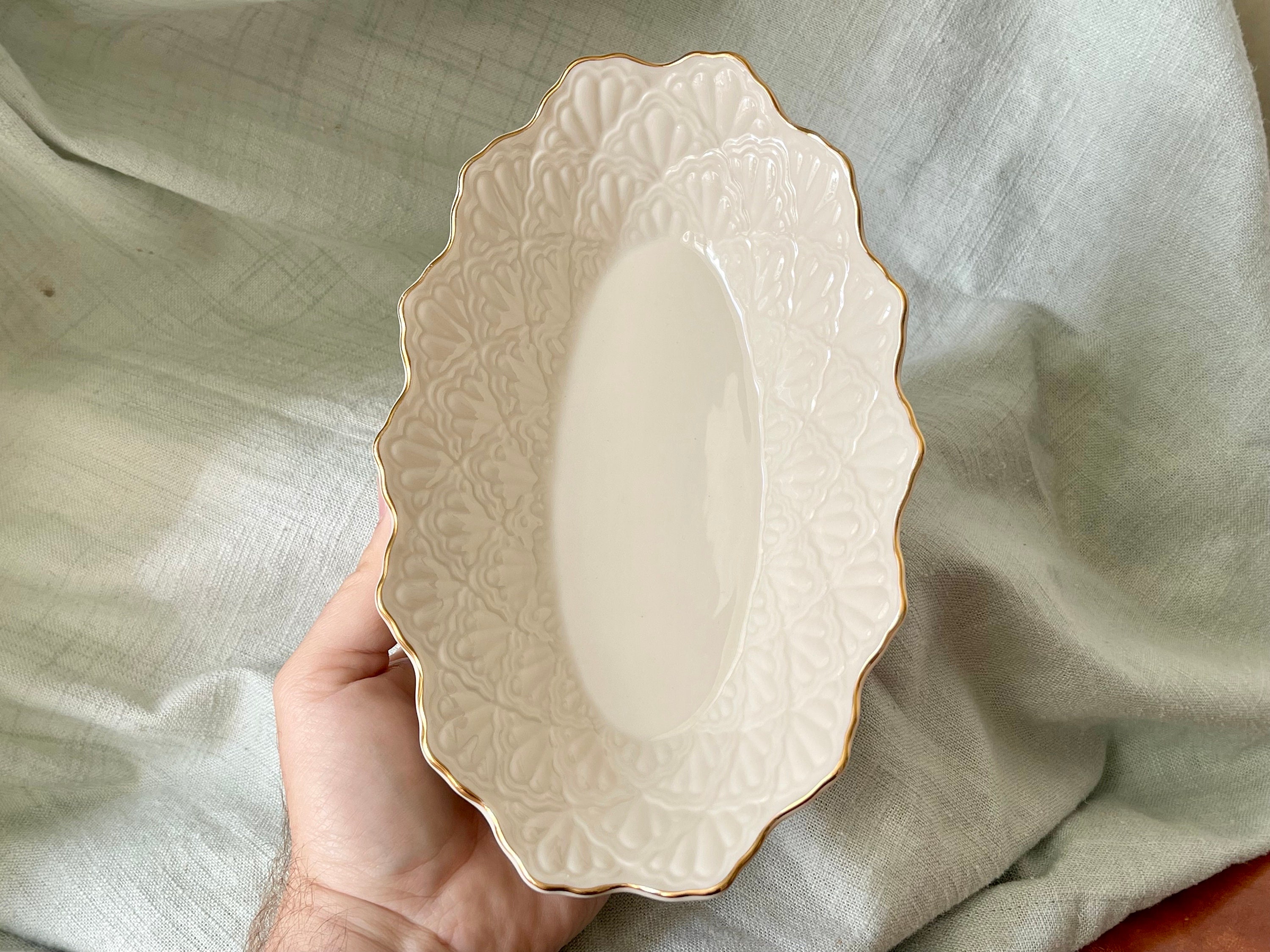 Lenox Serving Bowl Vintage Lenox Cream Bone China Made in the