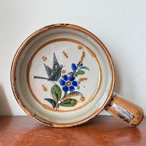 Ken Edwards El Palomar Serving Bowl Tonala Bird Design Made in Mexico Circa 1970’s PC4191