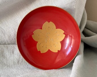 Sakazuki Sake Cup EXPO-70 Japanese 24K.GP Gold-plated