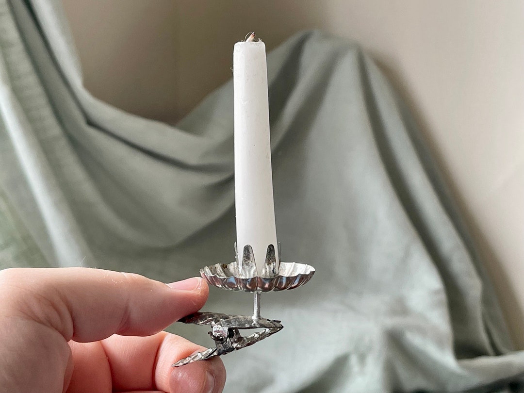 Vintage Christmas Tree Candle Clips 