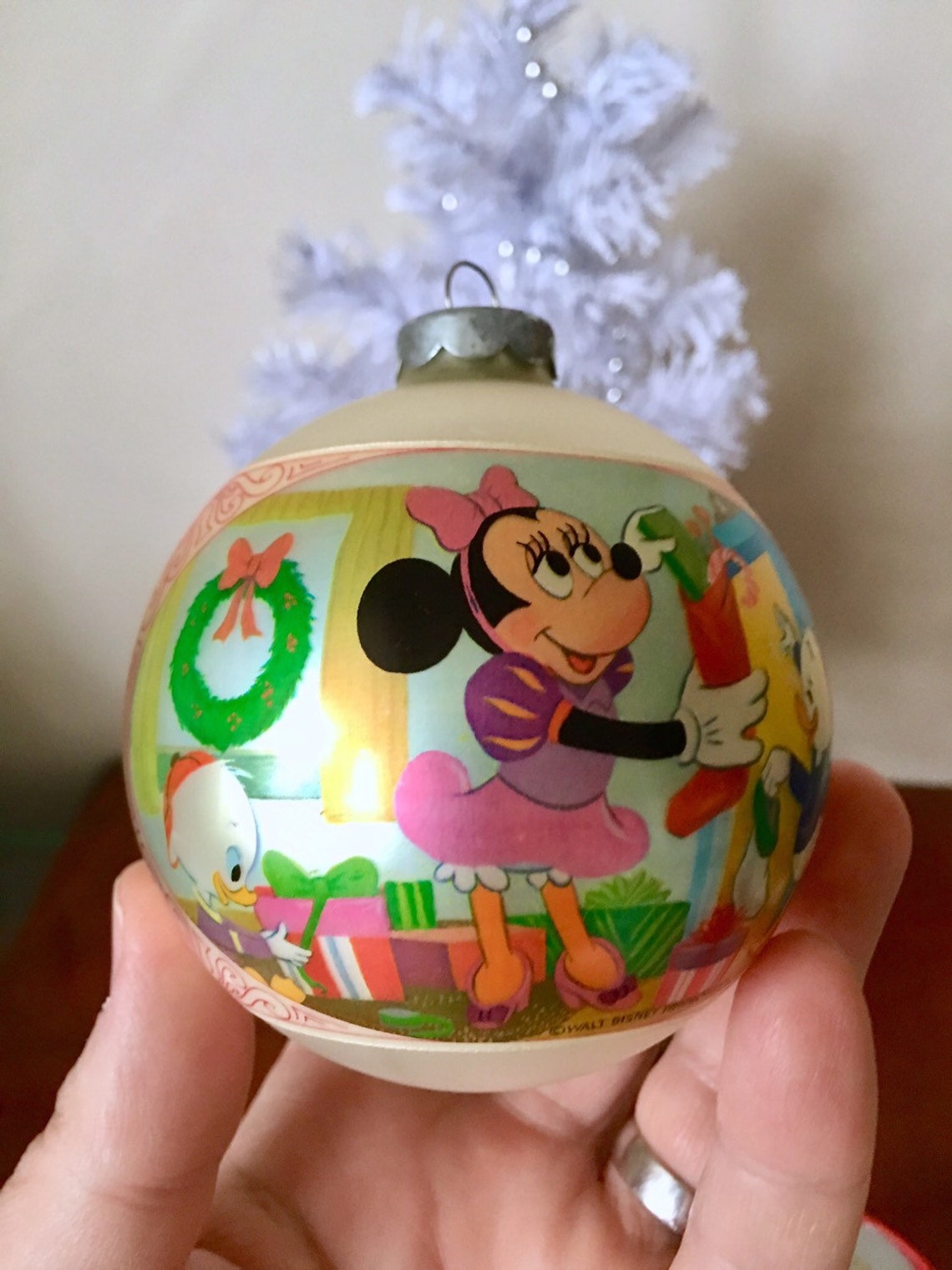 Vintage Disney Minnie Mouse Christmas tree Ornament/ Disney Etsy