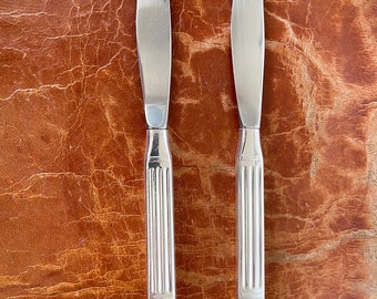 Vintage United Airlines Silver Plated Dinner Knife Aviation