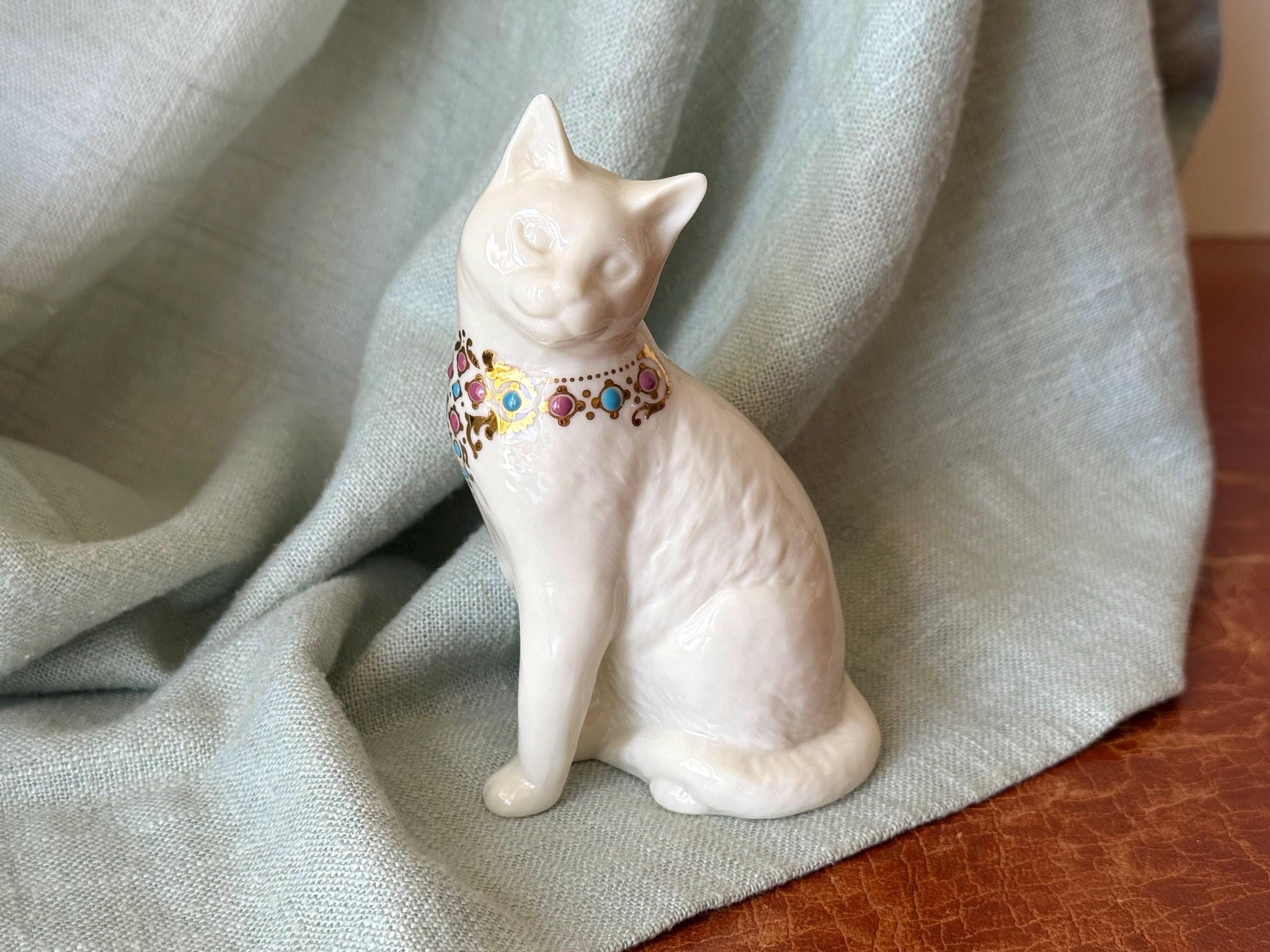 大きなサイズ レノックス 猫 フィギュリン admiration Lenox Cat Figurine - Etsy