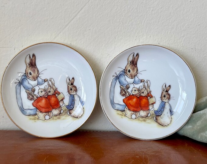Peter Rabbit Reutter Porzellan World of Beatrix Potter Child Plates Tea